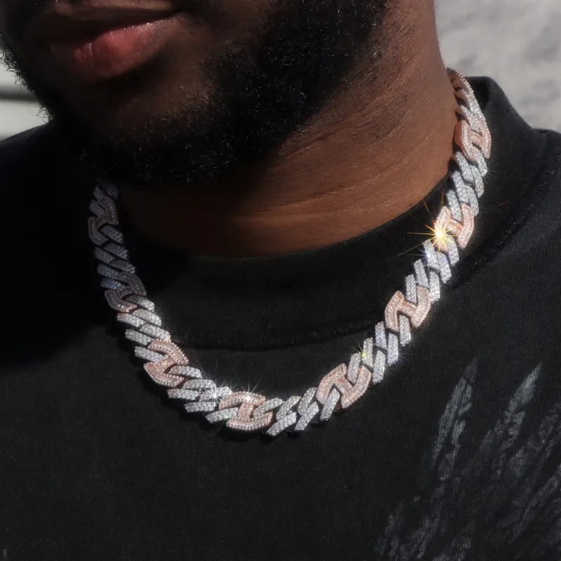 15mm Baguette G-Link Chain sold by Ghetluxe