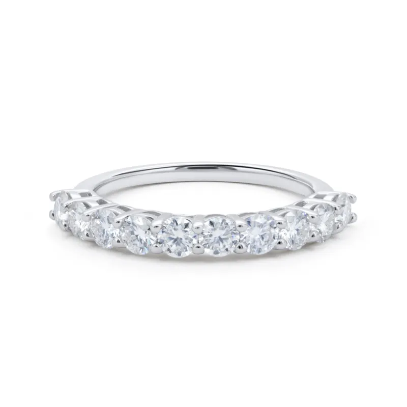 Ten Stone Round Cut Diamond Ring sold by Ghetluxe