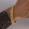 12mm Cuban Link Bracelet in Gold sold by Ghetluxe