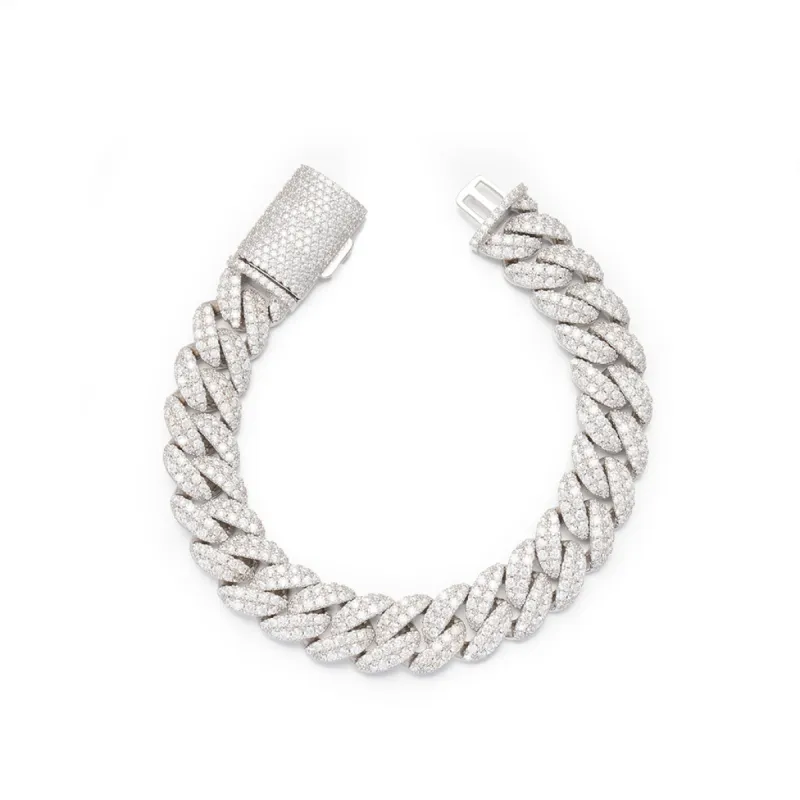 10mm Diamond Cuban Bracelet sold by Ghetluxe