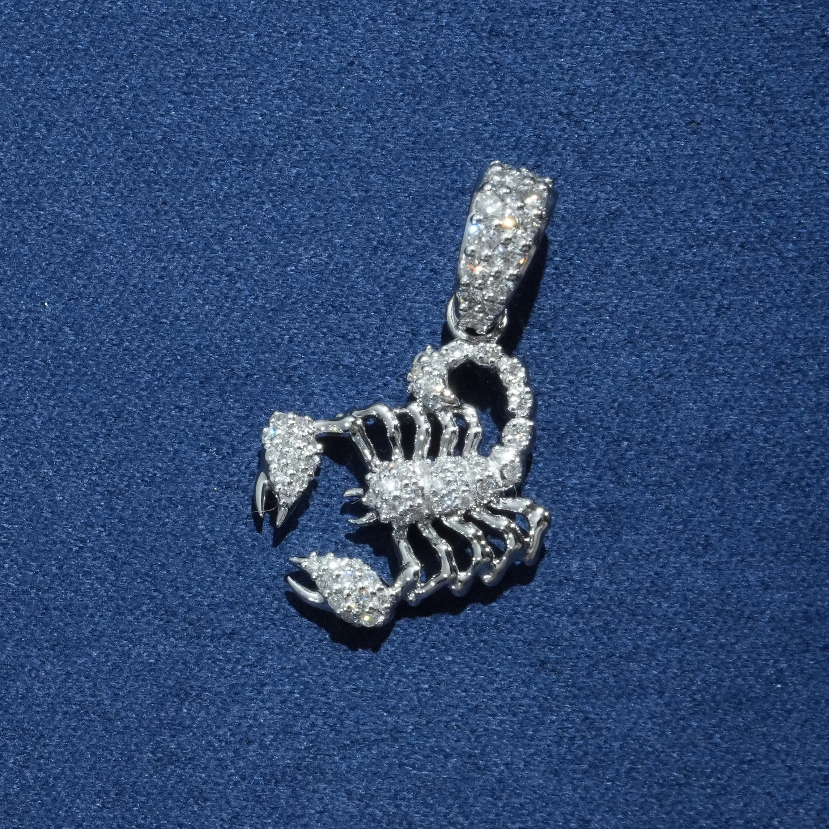 Diamond Scorpio Pendant in 14K Solid Gold sold by Ghetluxe product image thumbnail 2