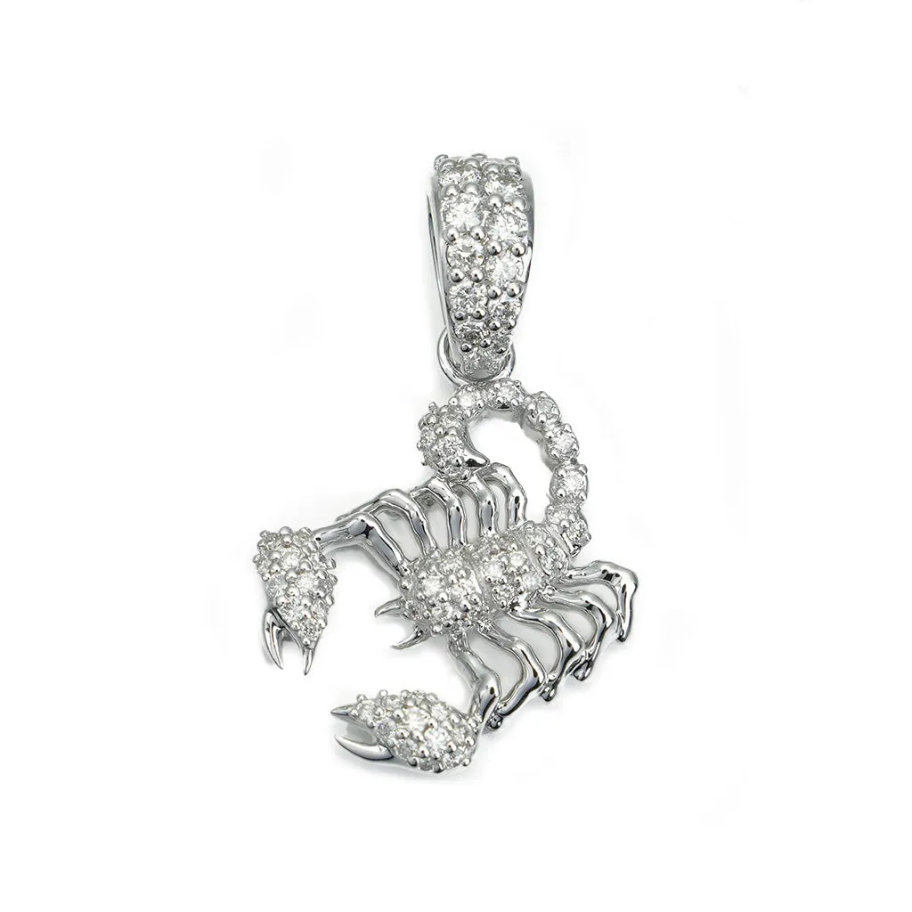 Diamond Scorpio Pendant in 14K Solid Gold sold by Ghetluxe product image thumbnail 3