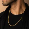 5mm Rope Chain in Gold sold by Ghetluxe