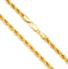 5mm Rope Chain in Gold sold by Ghetluxe