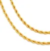 5mm Rope Chain in Gold sold by Ghetluxe
