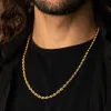 5mm Rope Chain in Gold sold by Ghetluxe