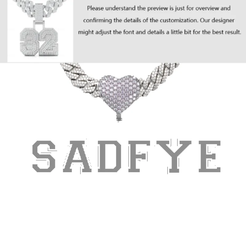 CUSTOM UNIVERSITY FONT LETTER PENDANT sold by Ghetluxe