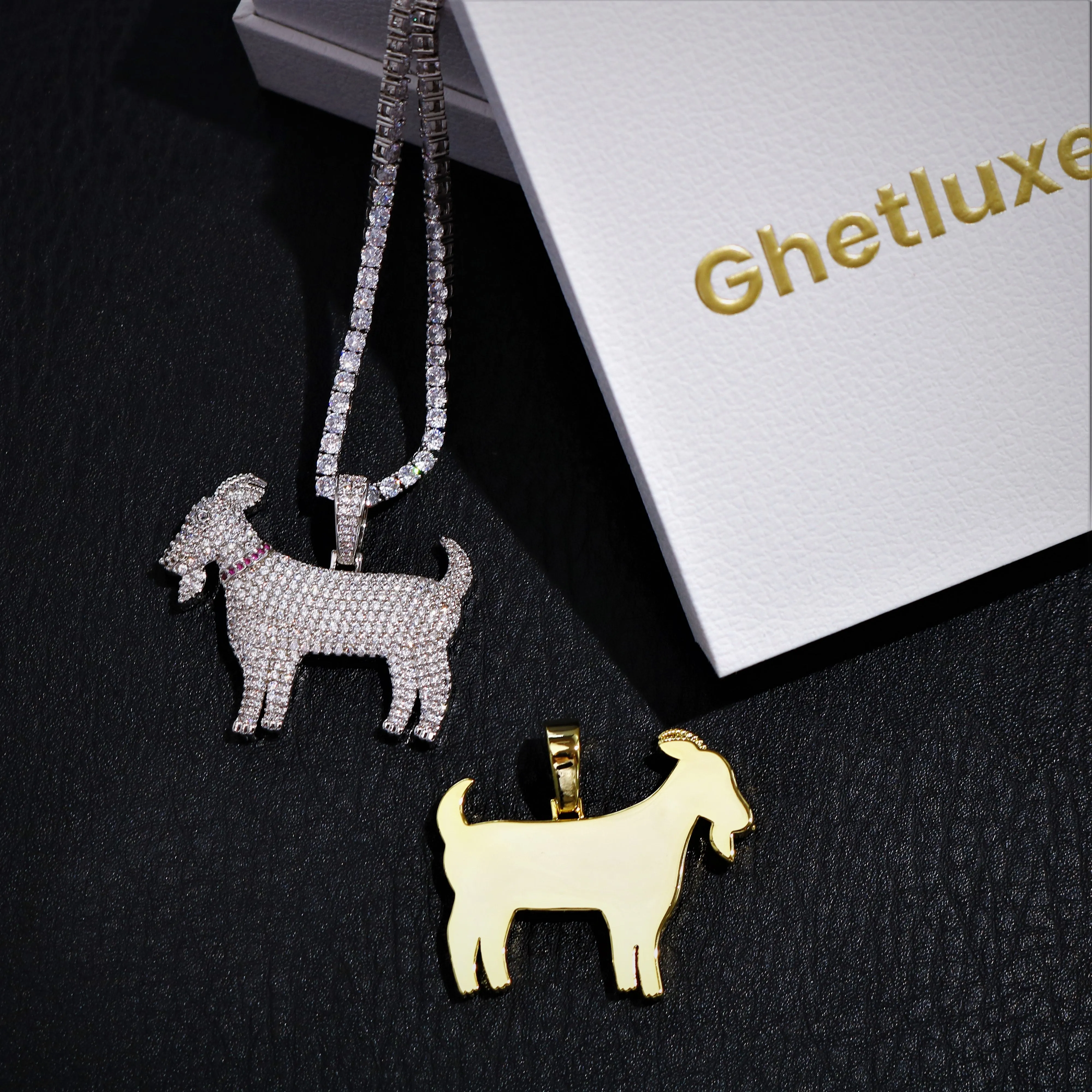 Iced Goat Pendant sold by Ghetluxe product image thumbnail 3