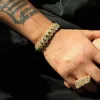 16mm Baguette Cuban Bracele sold by Ghetluxe