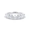 Seven Stone Trillion Cut Diamond Ring sold by Ghetluxe