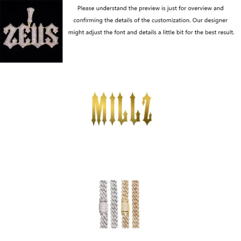 Full Iced Trap Letter Custom Pendant sold by Ghetluxe