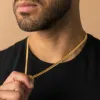 5mm Cuban Link Chain in Gold sold by Ghetluxe