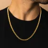 5mm Cuban Link Chain in Gold sold by Ghetluxe