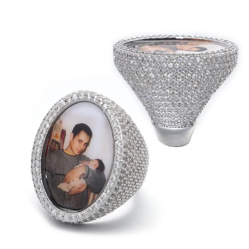 Oval Custom Photo Ring sold by Ghetluxe