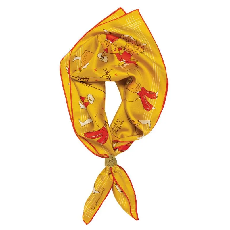 Jenni Earle Silk Scarf sold by Glad & Young Studio product image thumbnail 4