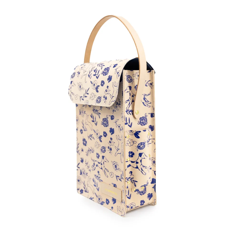 Screen Printed Party Starter Wine Tote sold by Glad & Young Studio product image thumbnail 2