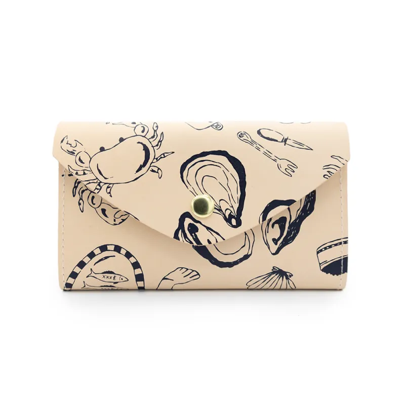 Screen Printed In A Snap Wallet sold by Glad & Young Studio