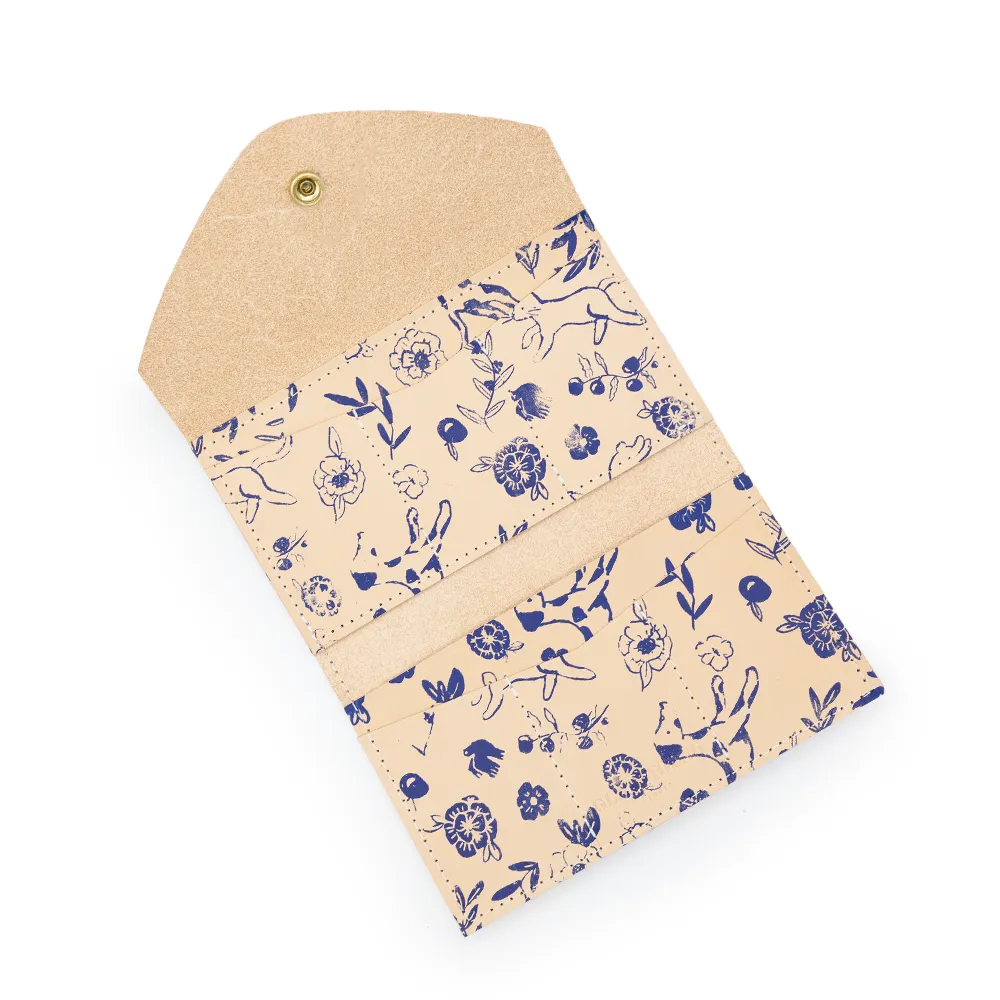 Screen Printed In A Snap Wallet sold by Glad & Young Studio product image thumbnail 3