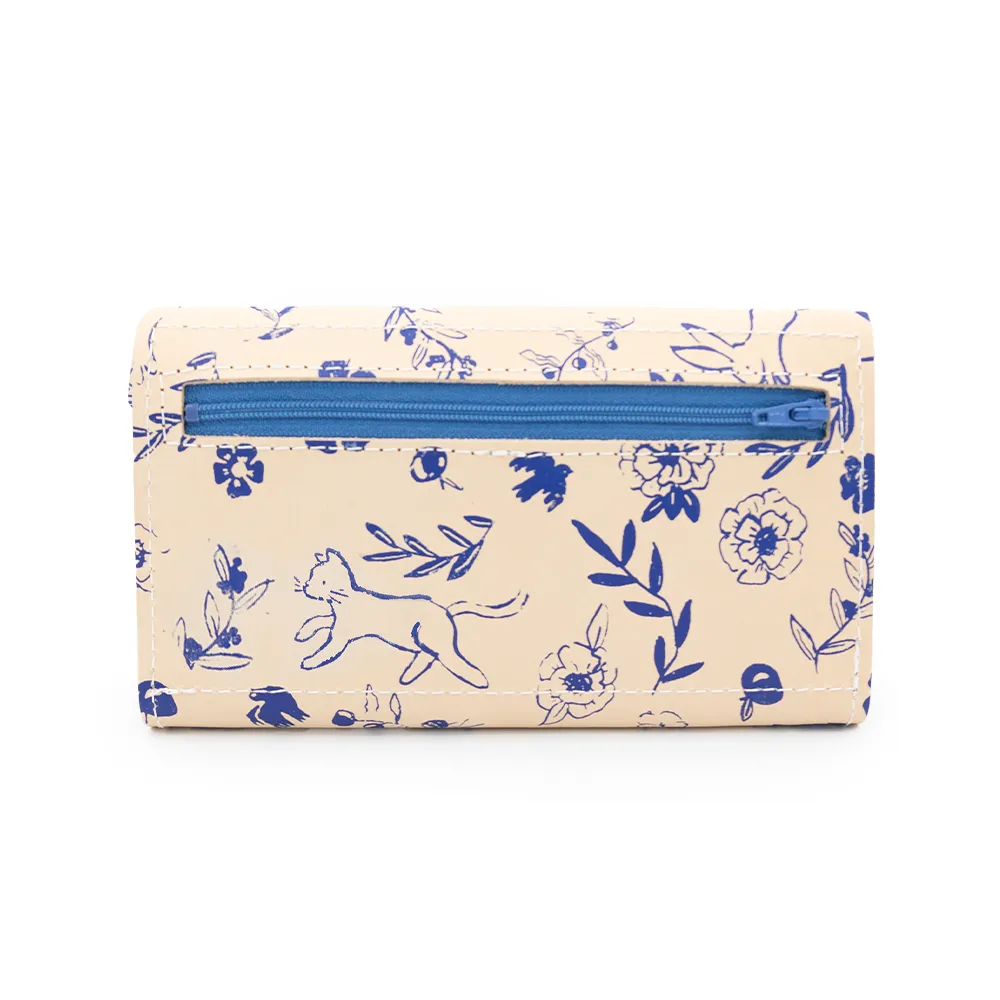 Screen Printed In A Snap Wallet sold by Glad & Young Studio product image thumbnail 2