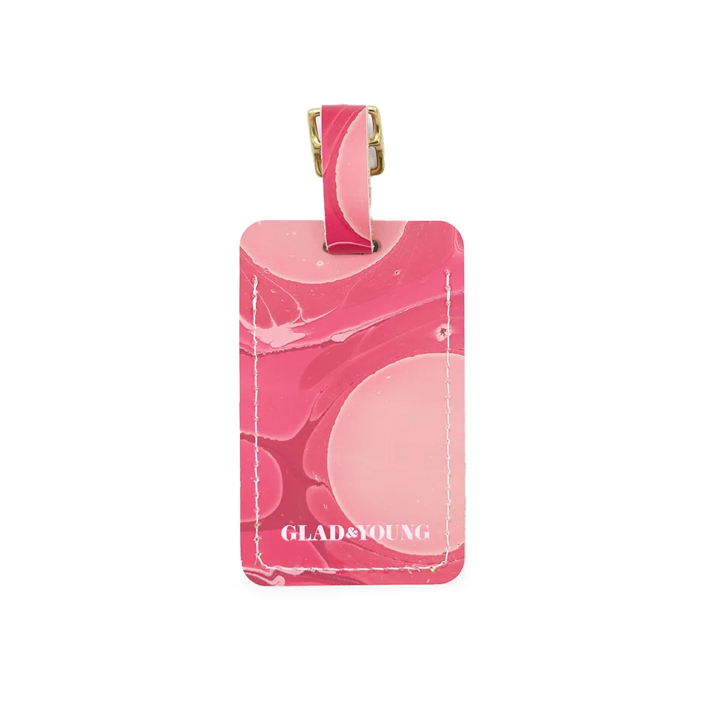 MarbleChromatic Luggage Tag sold by Glad & Young Studio product image thumbnail 3