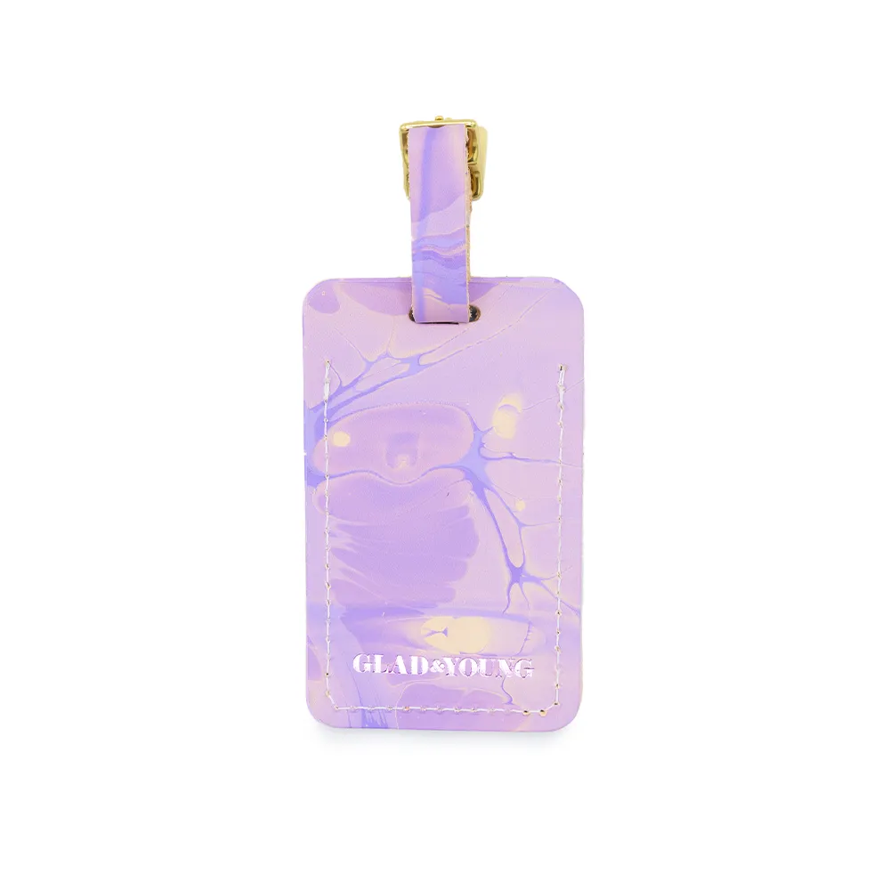 MarbleChromatic Luggage Tag sold by Glad & Young Studio product image thumbnail 2