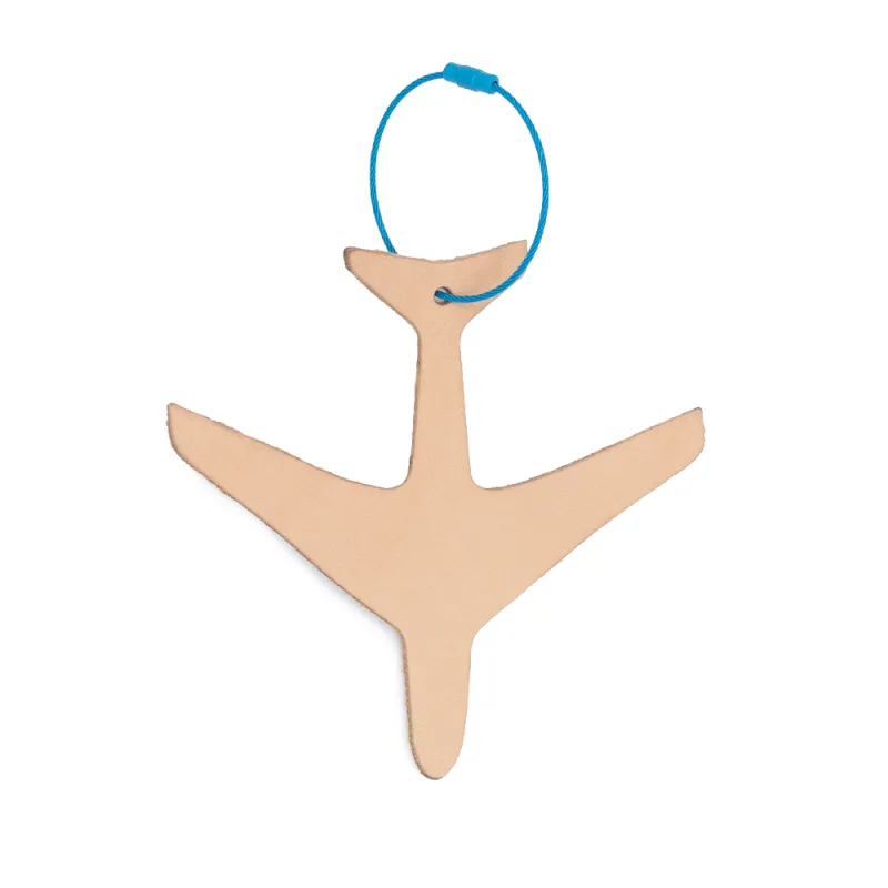 Airplane Bag Tag made by Glad & Young Studio