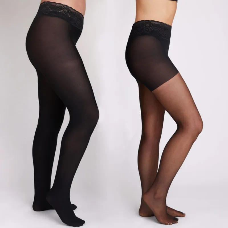 Black Everyday Essentials Bundle 2-Pack sold by Hipstik Legwear