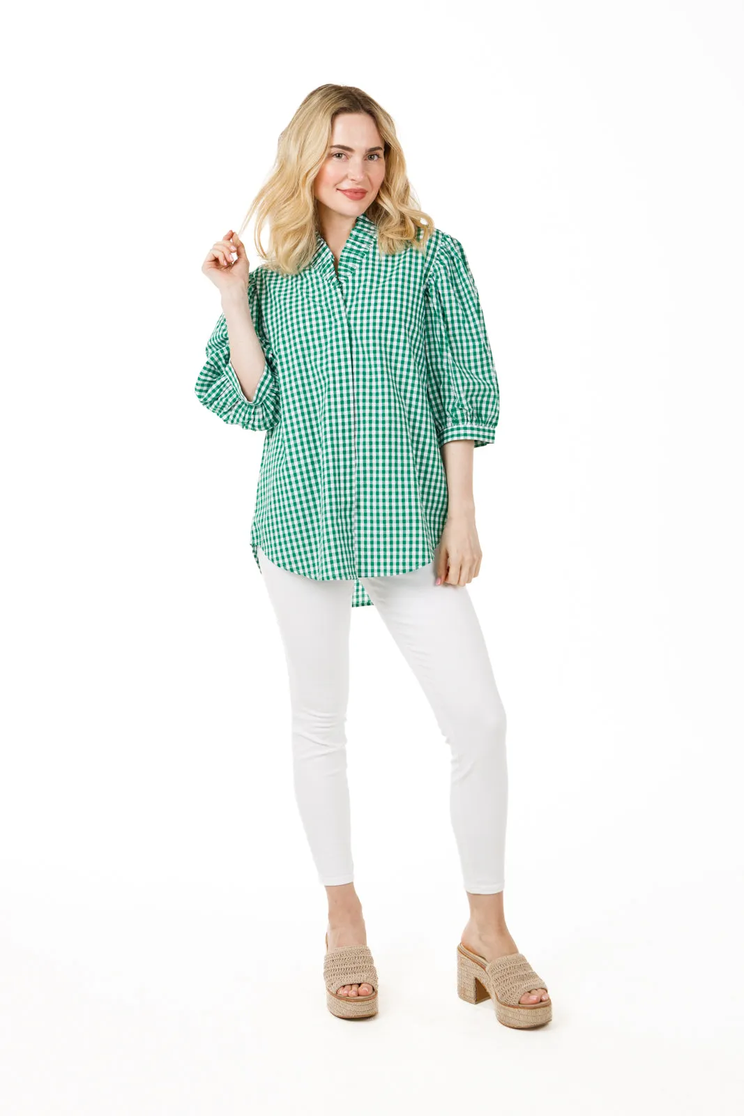 Laura Top in Gingham sold by Holly Shae