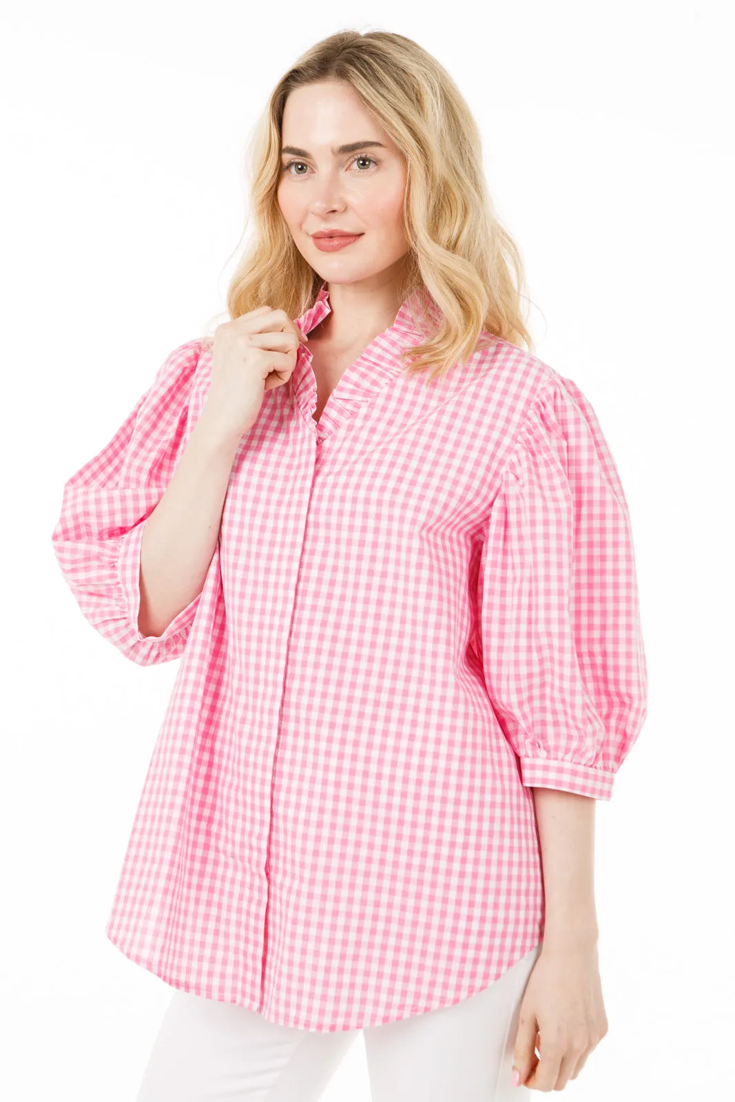 Laura Top in Gingham sold by Holly Shae product image thumbnail 2