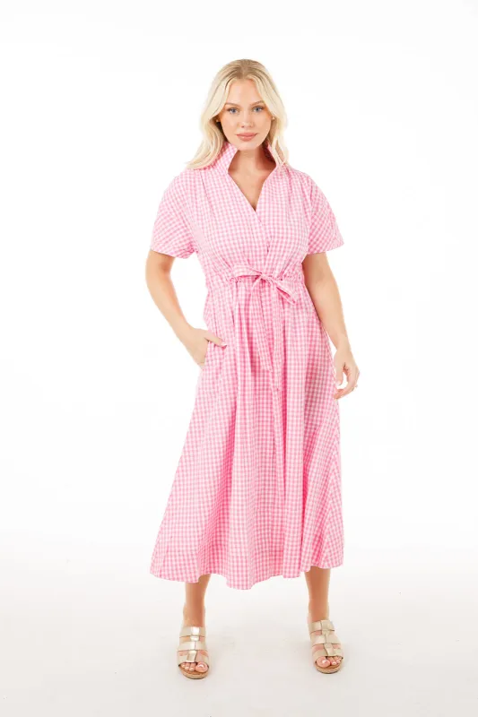 Bria Dress in Gingham made by Holly Shae