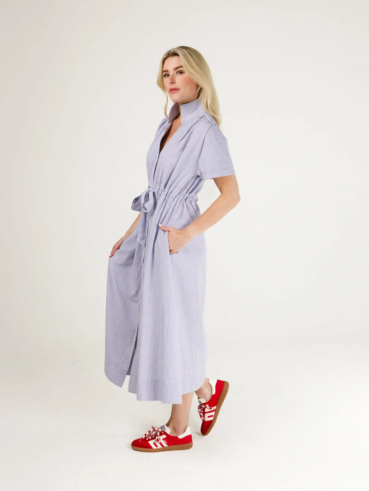 Bria Dress- Seersucker sold by Holly Shae product image thumbnail 3