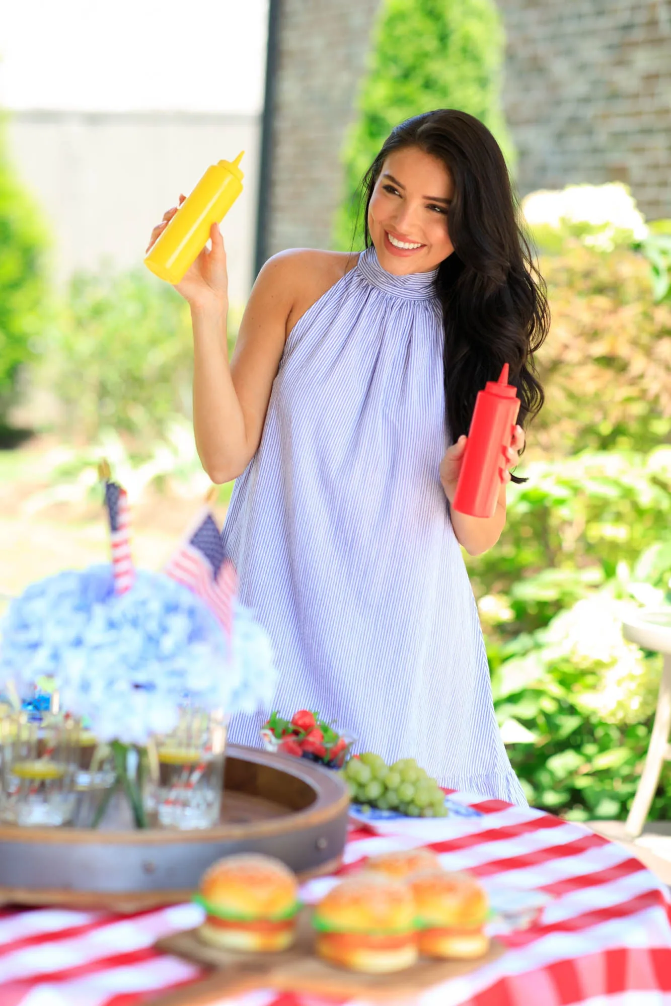 Blythe Dress-Red White and Berry sold by Holly Shae product image thumbnail 2