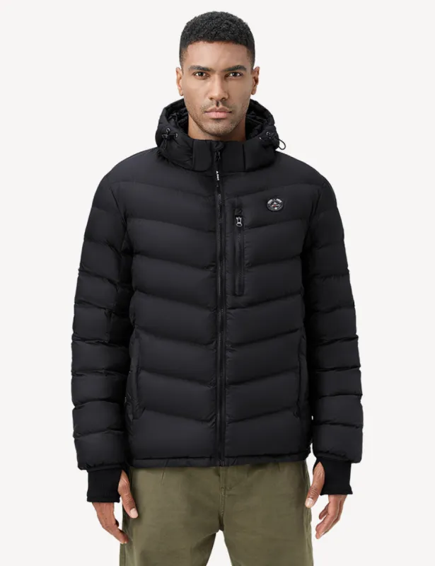Men's Heated Puffer Jacket With Hand-Heating sold by iHood