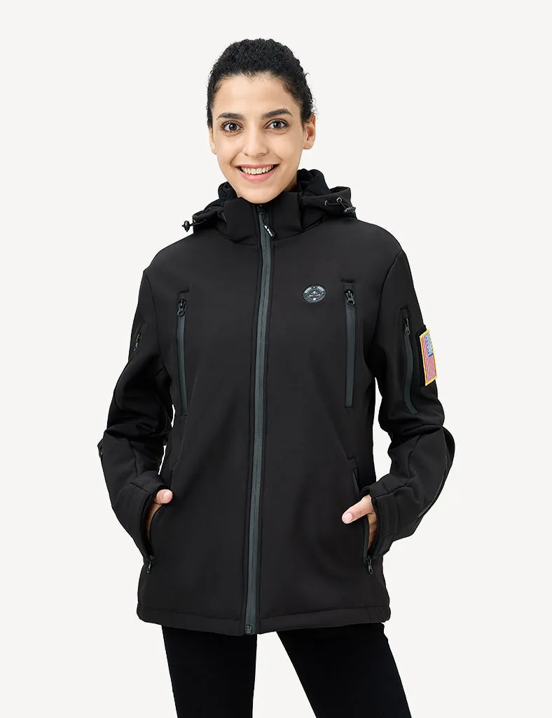 Women's Heated Jacket with QC3.0 Battery sold by iHood
