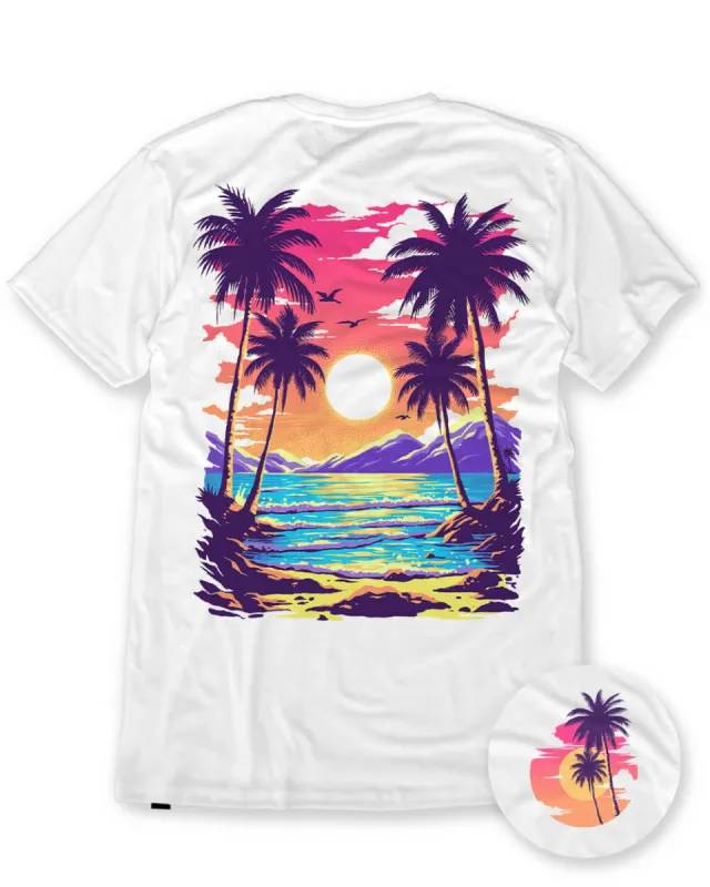 Sunburst Shores Tee sold by INTO THE AM