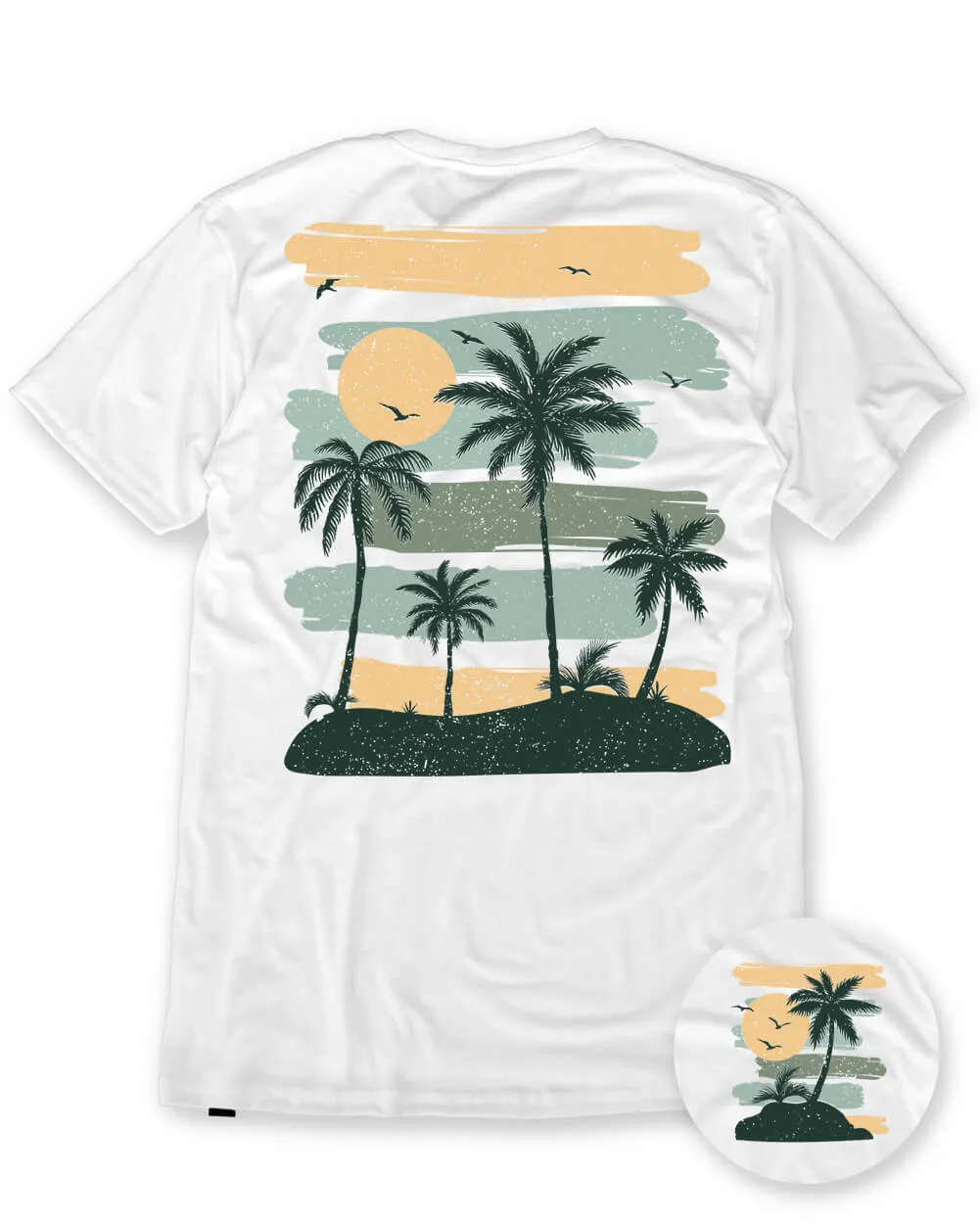 Palm Hues Tee sold by INTO THE AM