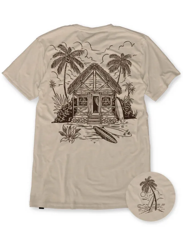 Tropic Hut Tee sold by INTO THE AM