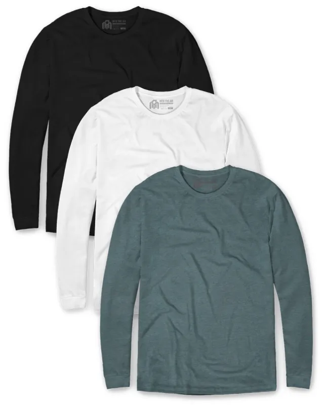 Pack of the Week - 3 Pack Long Sleeve Tee - Non-Branded sold by INTO THE AM