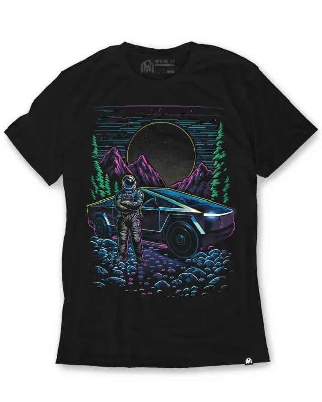 Cyber Outpost Glow-in-the-Dark Tee sold by INTO THE AM