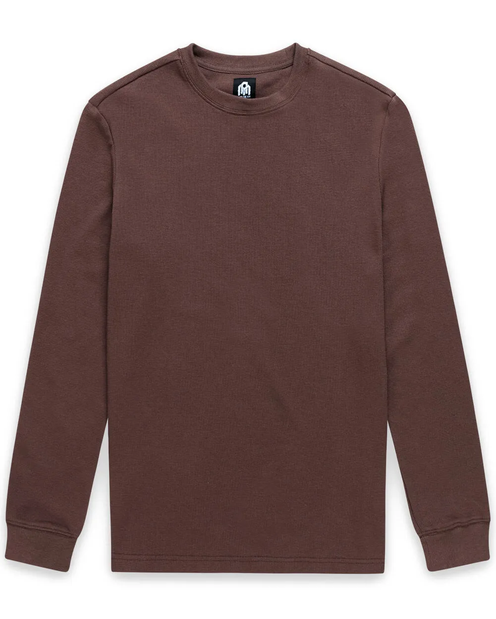 Long Sleeve Waffle Knit Crew sold by INTO THE AM