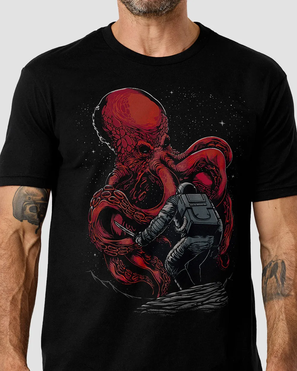 Space Battle Tee sold by INTO THE AM product image thumbnail 4