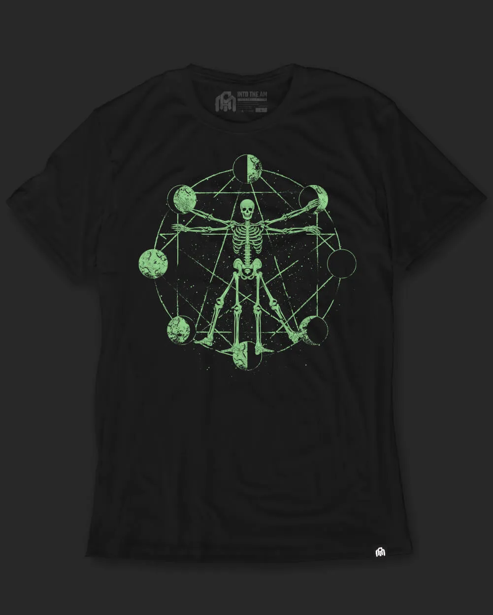 Sacred Skeleton Glow-in-the-Dark Tee sold by INTO THE AM product image thumbnail 2