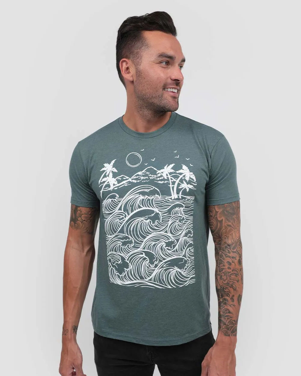 Raging Sea Tee sold by INTO THE AM product image thumbnail 2