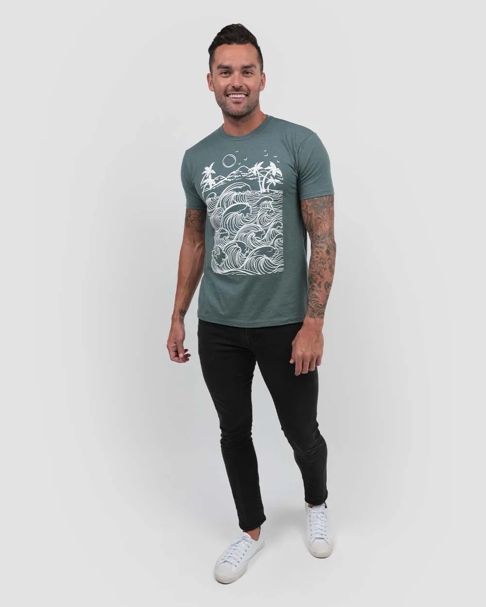 Raging Sea Tee sold by INTO THE AM product image thumbnail 3