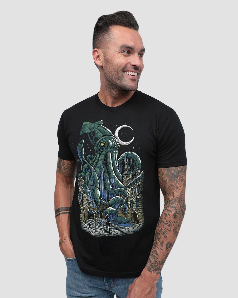 Squid Night Tee sold by INTO THE AM product image thumbnail 3