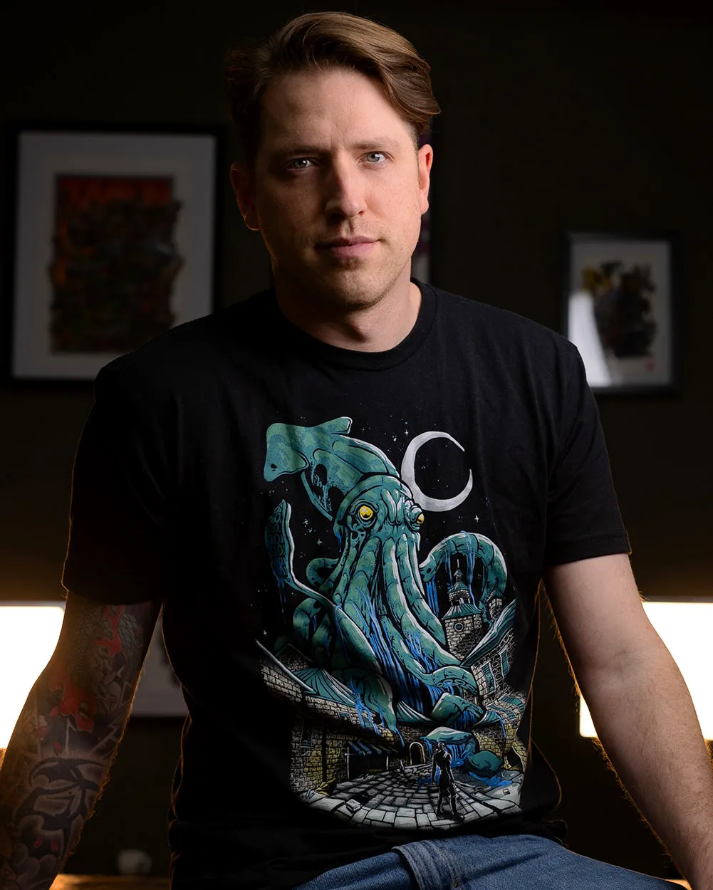 Squid Night Tee sold by INTO THE AM product image thumbnail 2