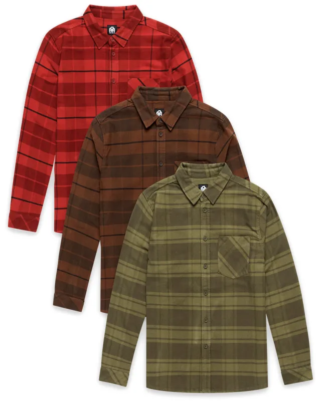 Pack of the Week - 3 Pack Fairbanks Flannel sold by INTO THE AM
