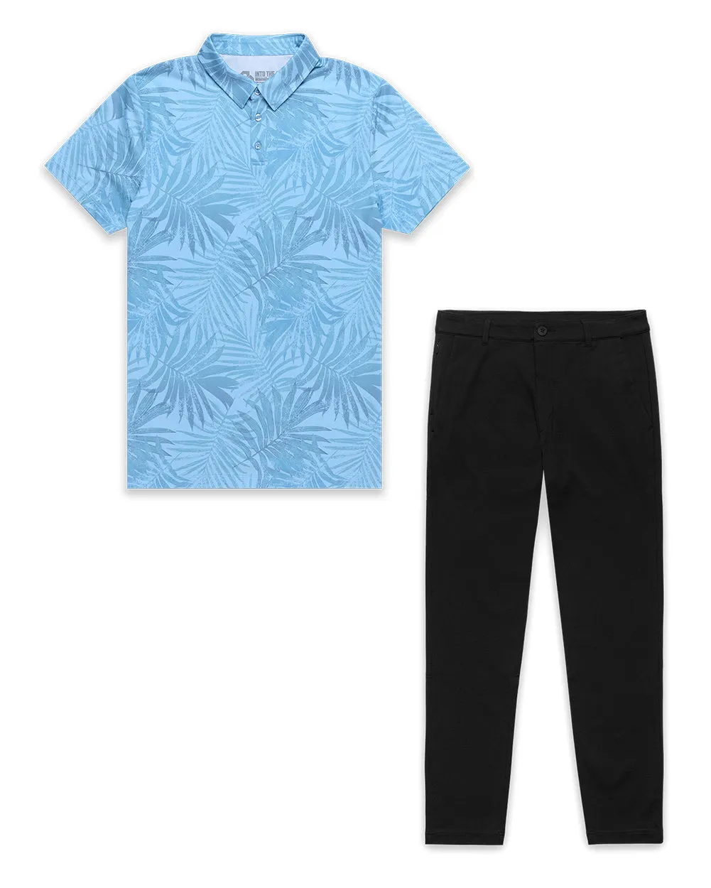 Pursuit Performance Polo - Non-Branded + All Day Pants - Non-Branded sold by INTO THE AM