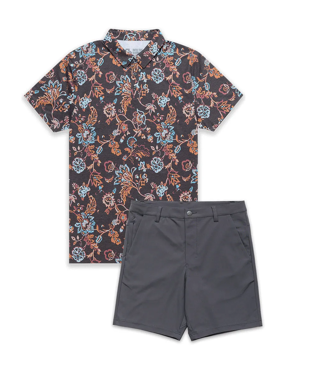 Pursuit Performance Polo - Non-Branded + Daily Shorts - Non-Branded sold by INTO THE AM