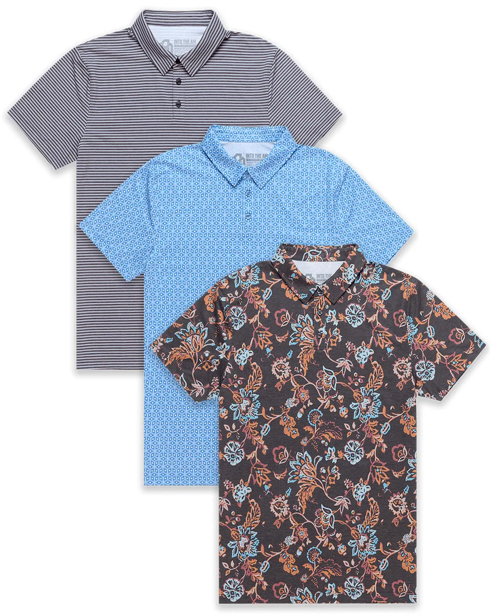 Custom 3 Pack Pursuit Performance Polo sold by INTO THE AM